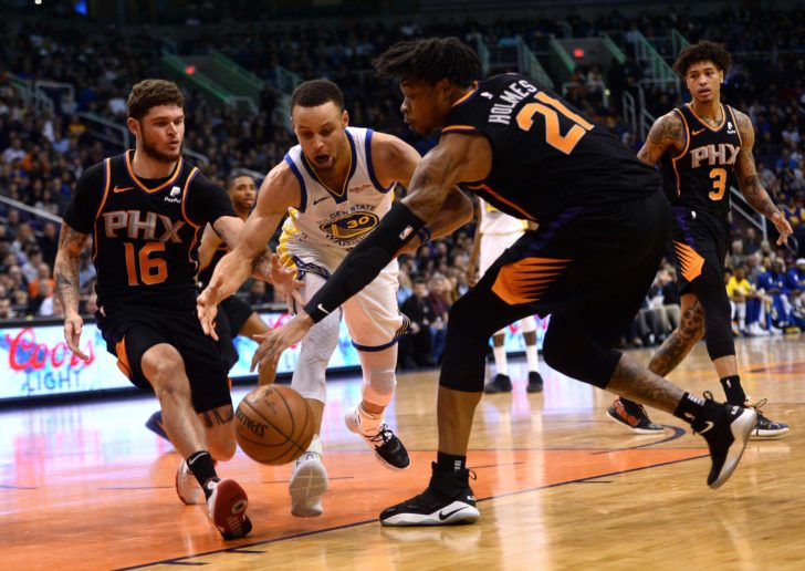 NBA: Golden State Warriors at Phoenix Suns