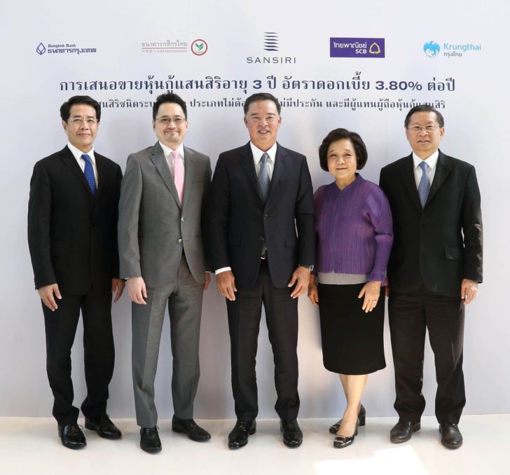 ผู้บริหารแสนสิริ-4ธนาคาร