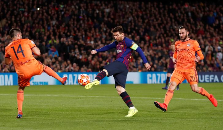 Champions League - Round of 16 Second Leg - FC Barcelona v Olympique Lyonnais