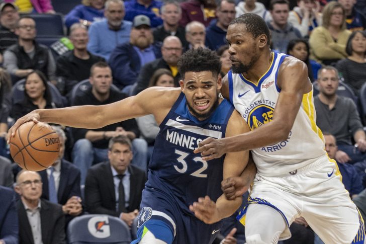 NBA: Golden State Warriors at Minnesota Timberwolves