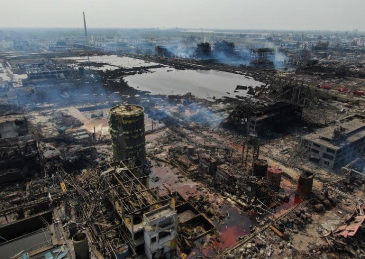 CHINA-ACCIDENT-CHEMICALS-EXPLOSION