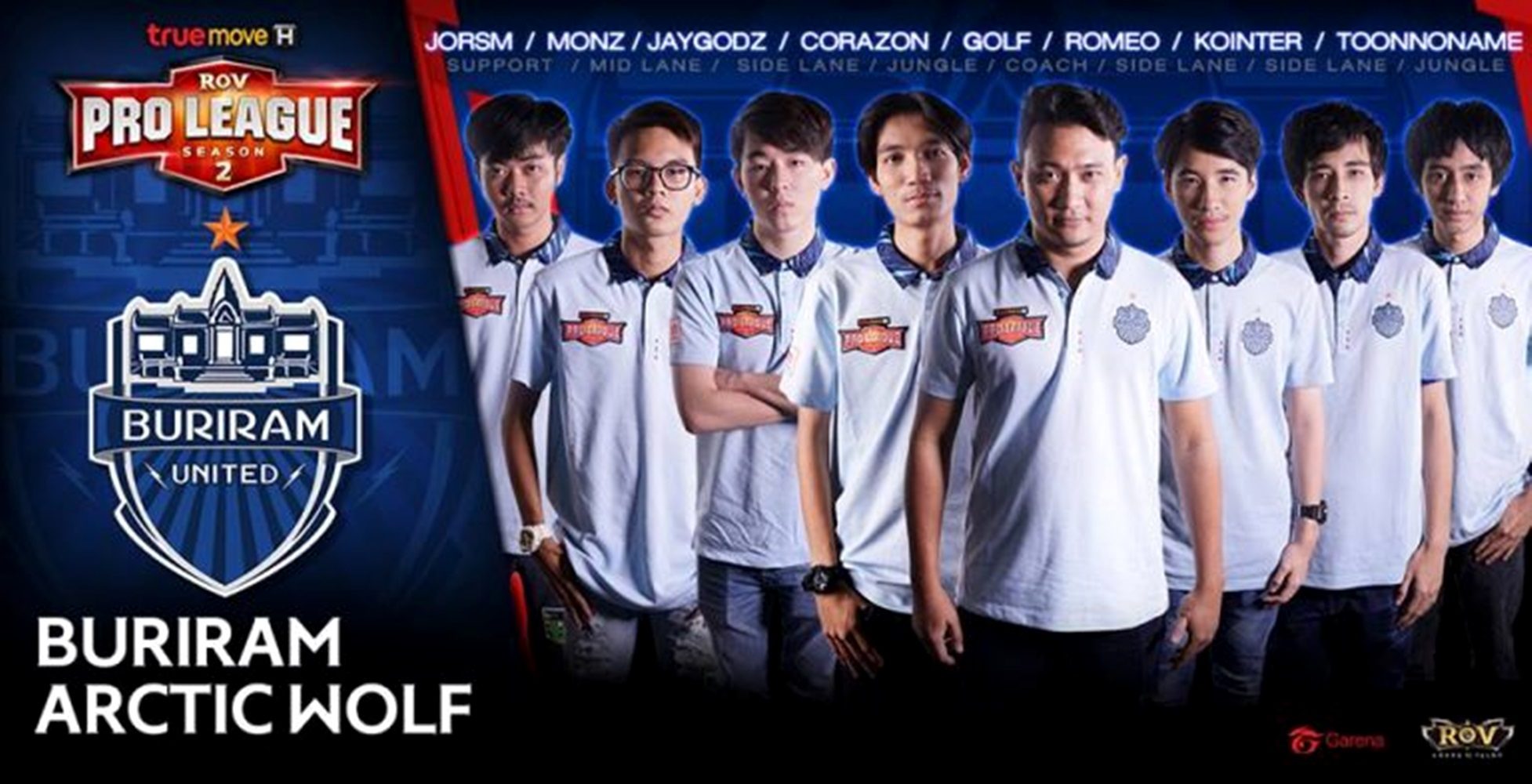 บุรีรัมย์ อาคติค วูฟ (ภาพจาก garena)