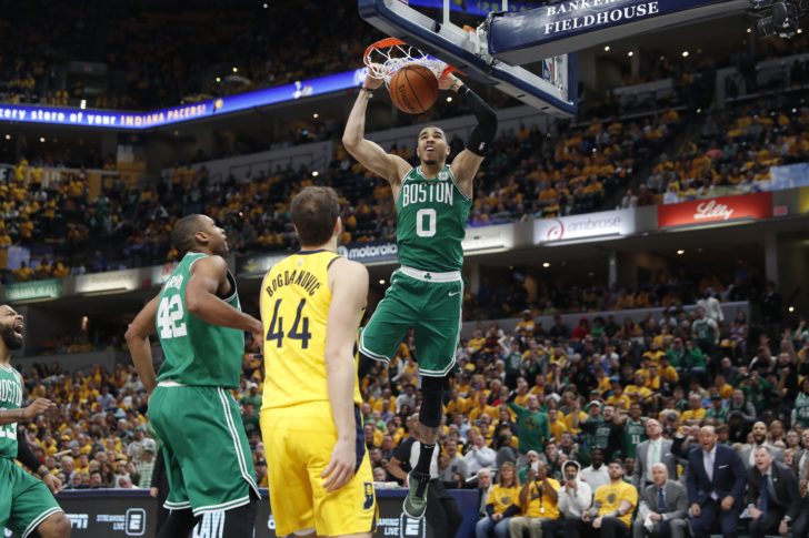 NBA: Playoffs-Boston Celtics at Indiana Pacers