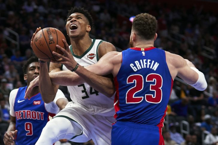 NBA: Playoffs-Milwaukee Bucks at Detroit Pistons