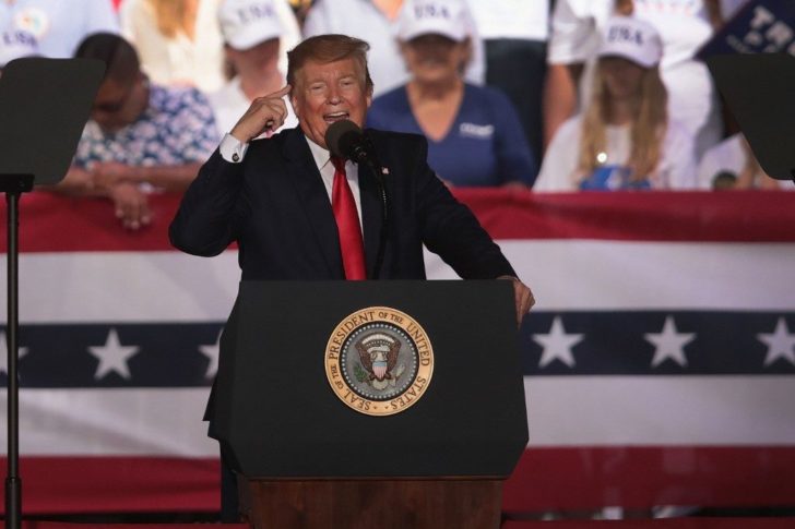 Donald Trump Holds