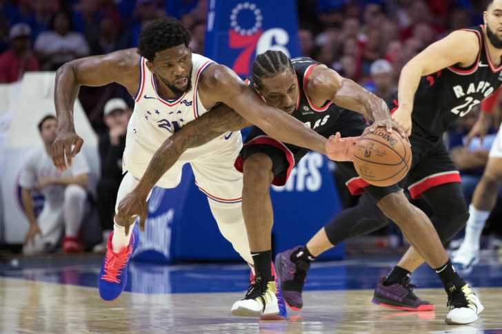 NBA: Playoffs-Toronto Raptors at Philadelphia 76ers