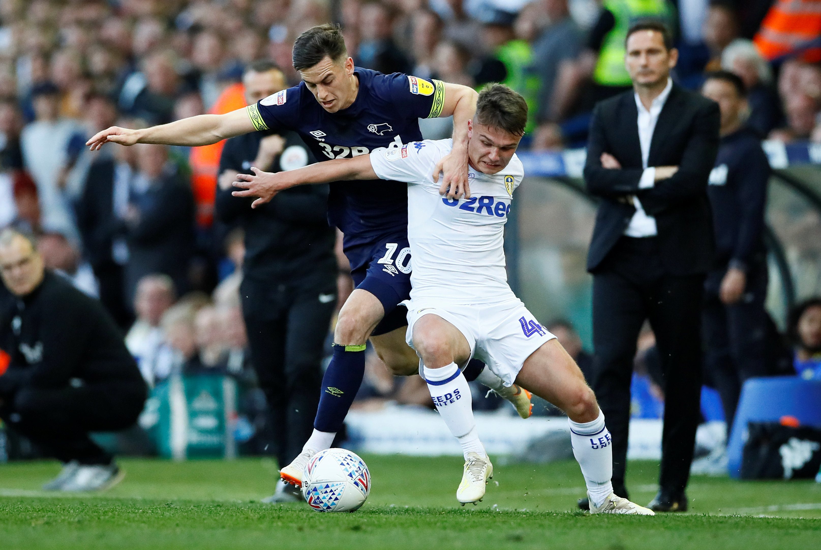 Championship Play-Off Semi Final Second Leg - Leeds United v Derby ...