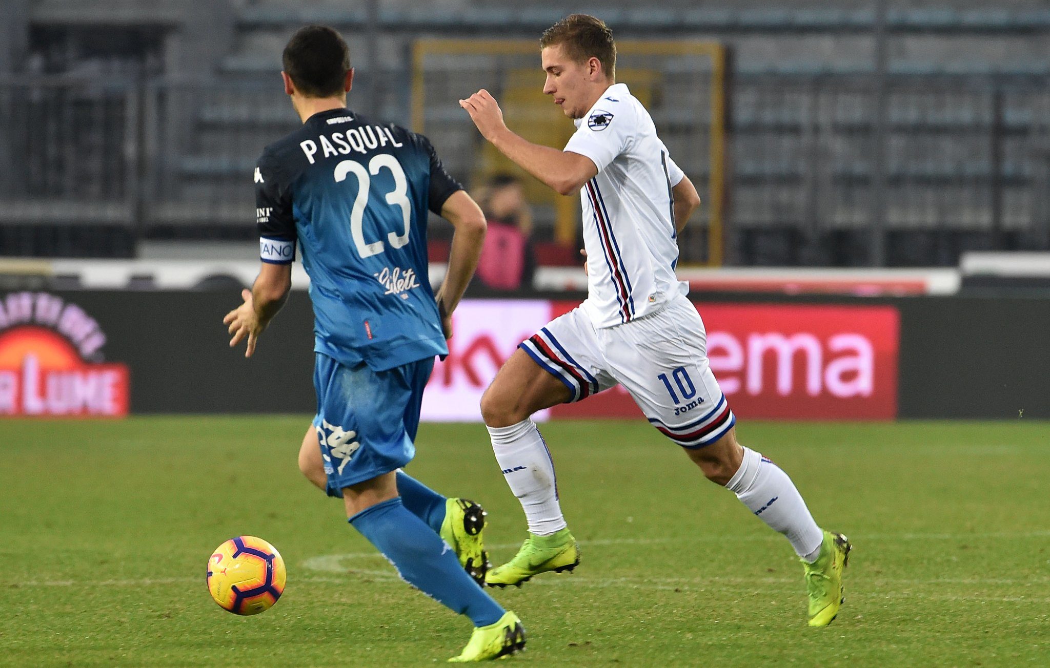 ซามพ์โดเรีย' พ่าย 'เอ็มโปลี' คาบ้าน 1-2 'โตริโน่' คว้าชัย