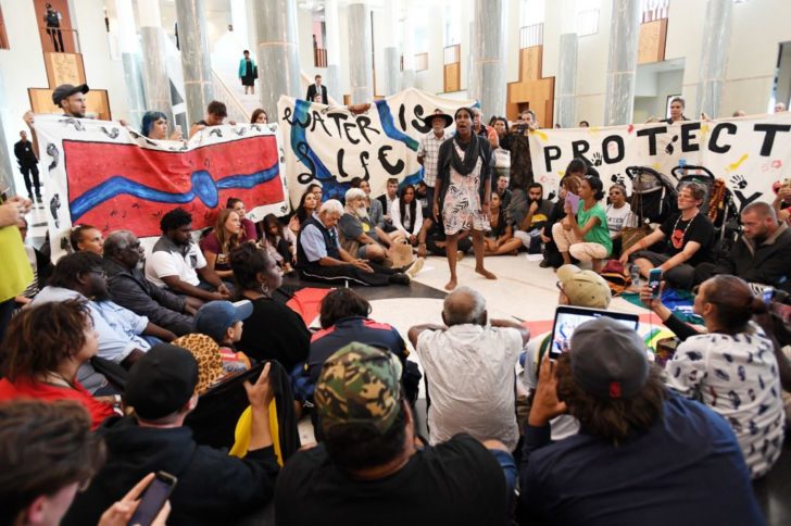 Aboriginal Climate Change and Water Protest