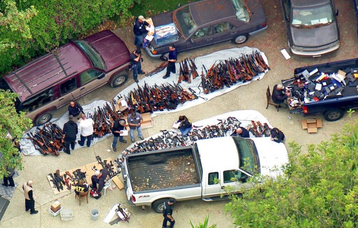 Gun Cache Seized