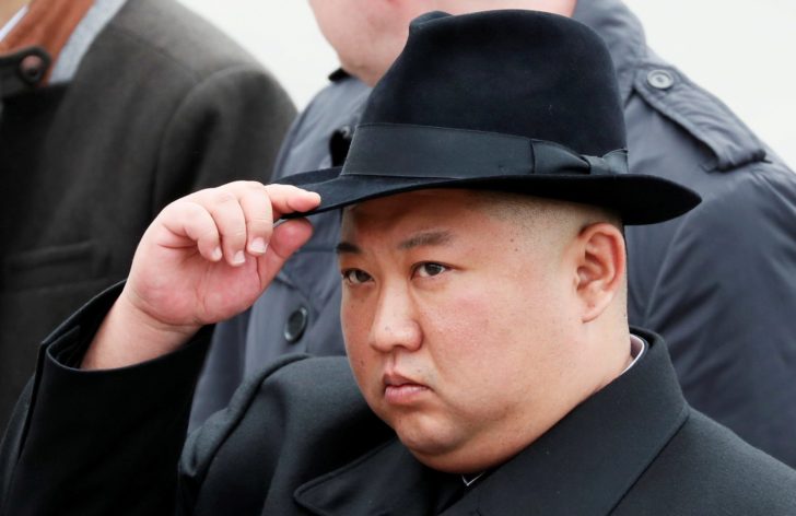 FILE PHOTO: North Korean leader Kim Jong Un attends a wreath laying ceremony at a navy memorial in Vladivostok