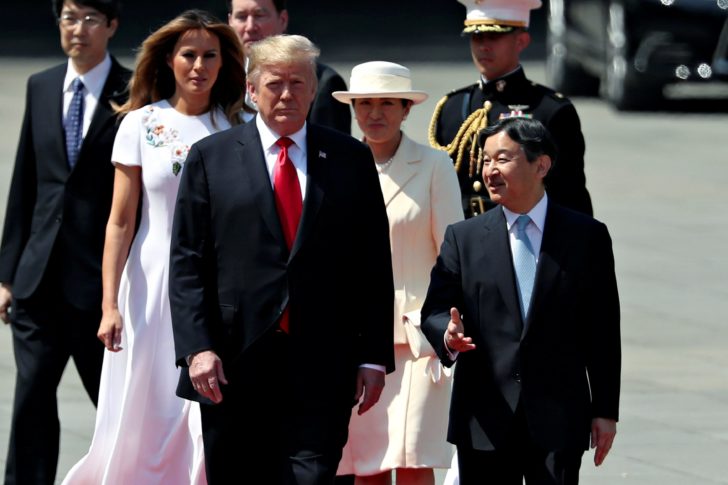 U.S. President Trump meets Japan's Emperor Naruhito and Empress Masako