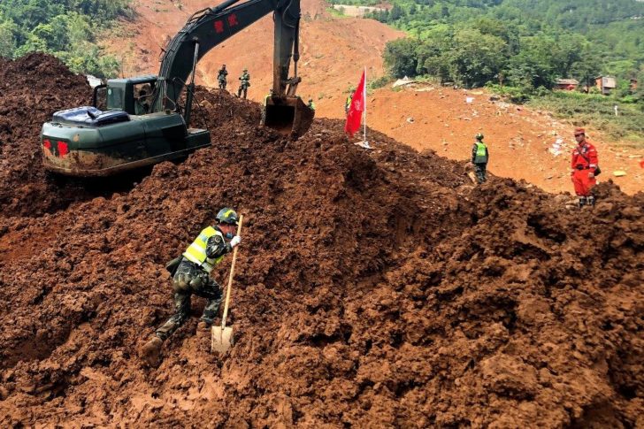 CHINA-LANDSLIDE