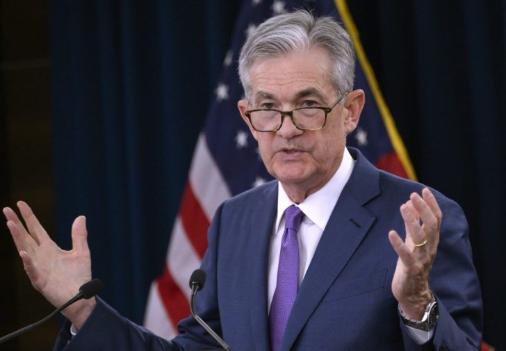 Fed chief Powell holds news conference after rates decision