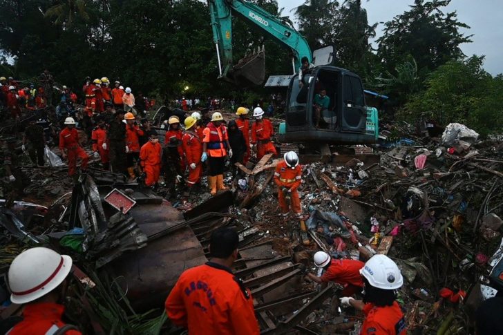 MYANMAR-ACCIDENT-FLOOD-LANDSLIDE