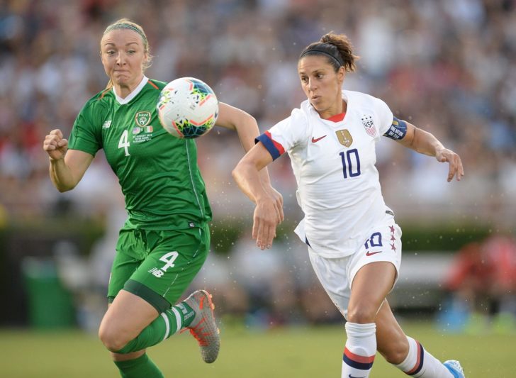 Soccer: U.S. Women's National Team Victory Tour-Ireland at USA