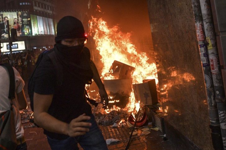 HONG KONG-CHINA-politics-unrest-CRIME