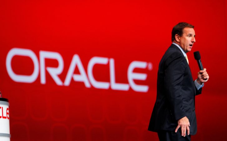 FILE PHOTO: Oracle CEO Hurd speaks at Oracle Open World in San Francisco