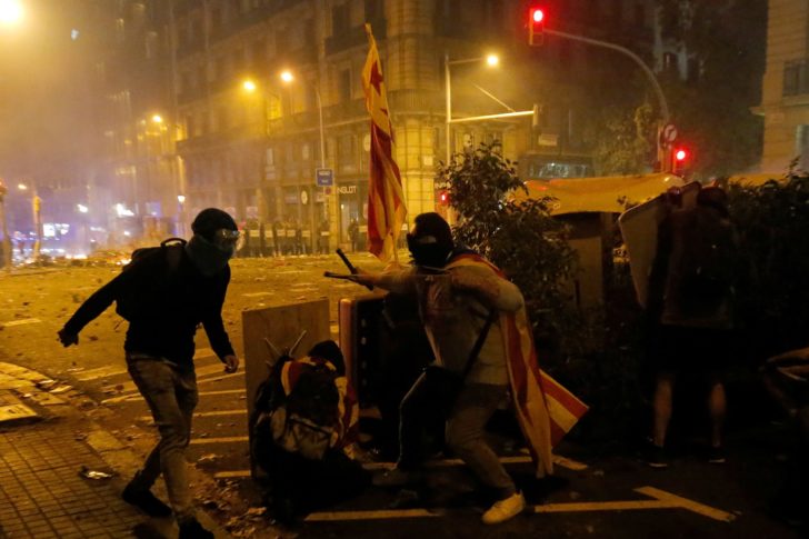 SPAIN-CATALONIA-STRIKE