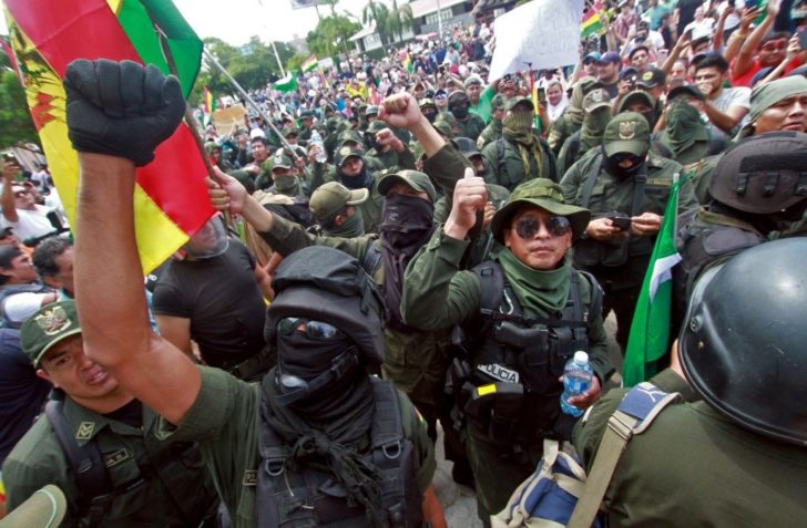 BOLIVIA-CRISIS-PROTEST-ELECTION-RESULT-POLICE