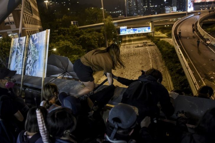 HONG KONG-CHINA-POLITICS-UNREST