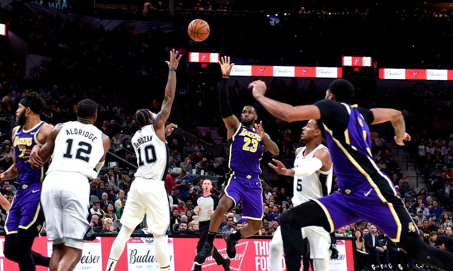 NBA: Los Angeles Lakers at San Antonio Spurs