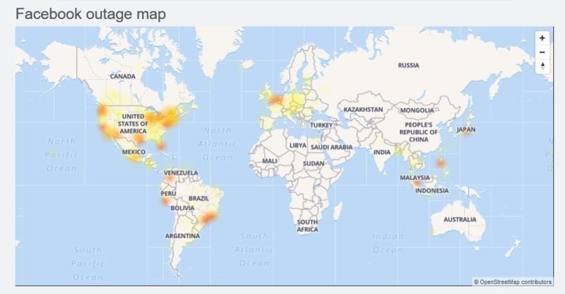 ชาวเน็ตไม่ปลื้ม ! เฟซบุ๊ก -ไอจี ล่มทั่วโลก อีกระลอก