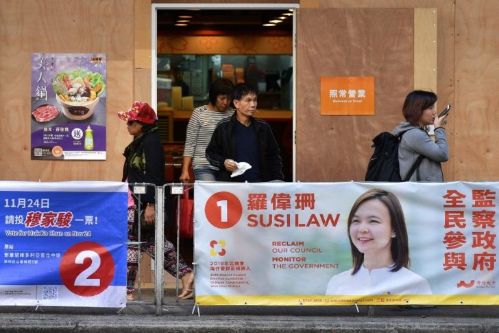 HONG KONG-CHINA-POLITICS-UNREST-RIGHTS-VOTE