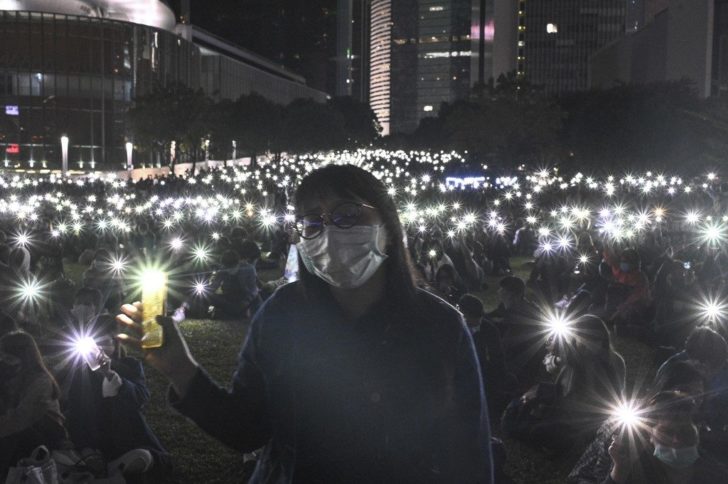 HONG KONG-CHINA-POLITICS-UNREST-CRIME