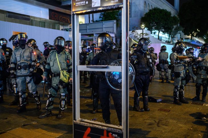 HONG KONG-CHINA-POLITICS-UNREST-CRIME