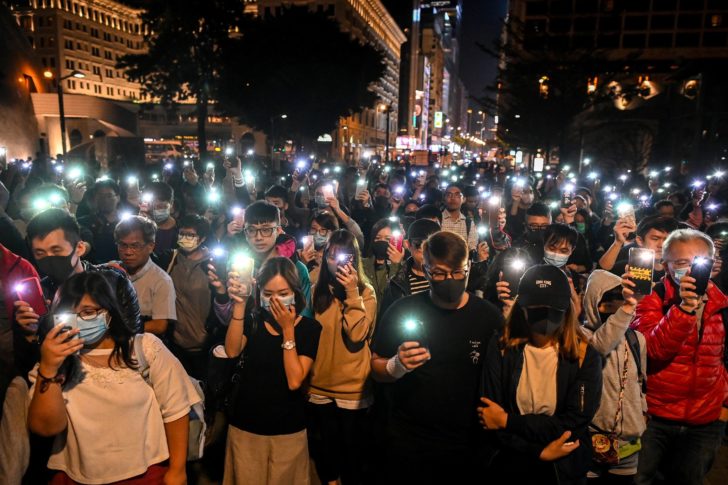 HONG KONG-CHINA-POLITICS-CRIME-UNREST