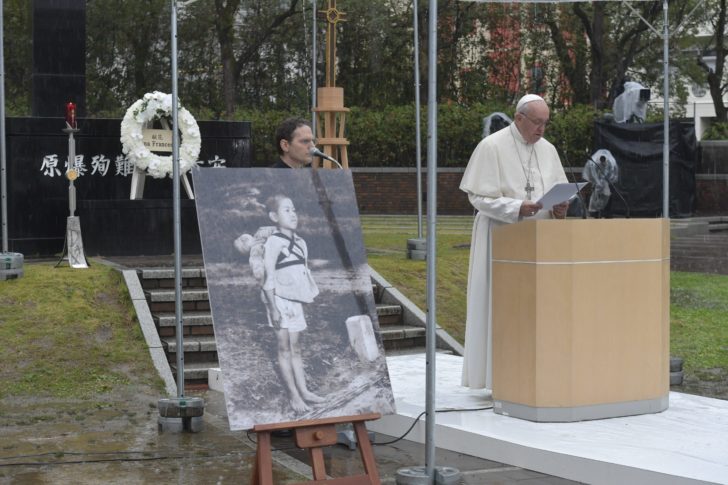 JAPAN-RELIGION-POPE