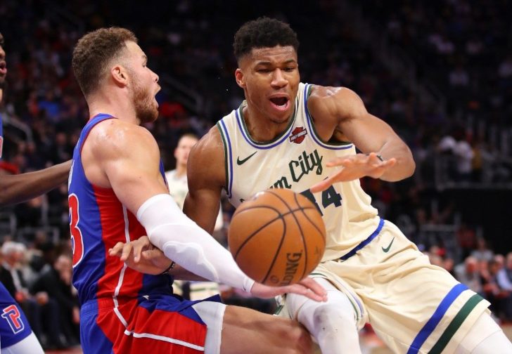 Milwaukee Bucks v Detroit Pistons