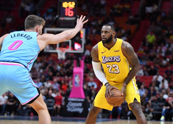 NBA: Los Angeles Lakers at Miami Heat