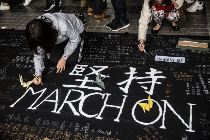 HONG KONG-CHINA-POLITICS-UNREST
