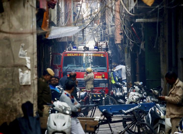 APTOPIX India Fire