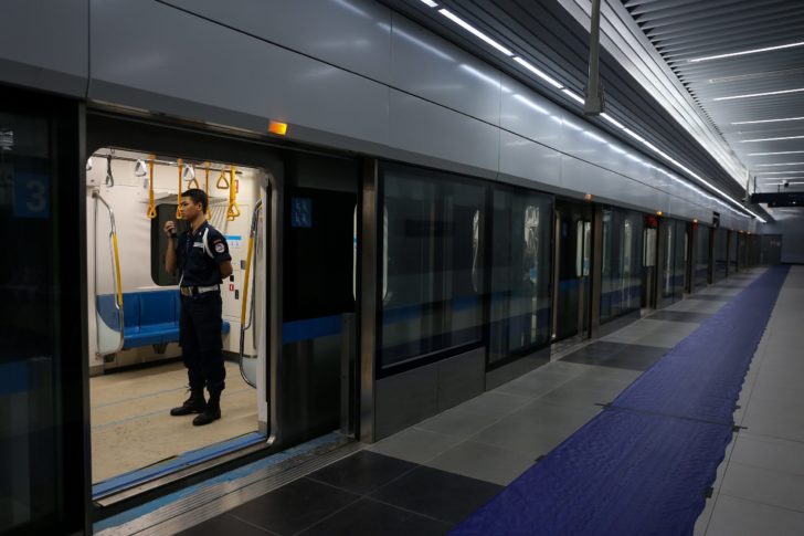 Indonesia's First Train Mass Rapid Transit (MRT) System