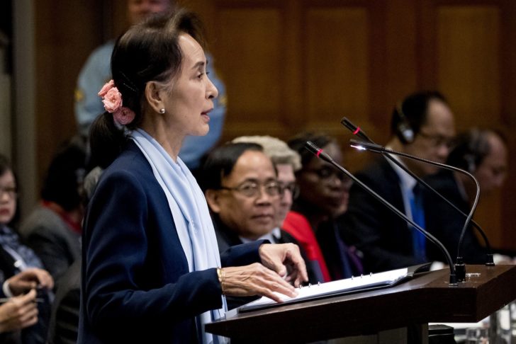 NETHERLANDS-MYANMAR-JUSTICE-ROHINGYA-GENOCIDE-GAMBIA