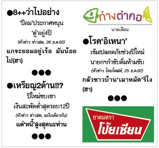 ก้างตำคอ วันที่ 27 ธันวาคม 2562 : โดย นายเสียม