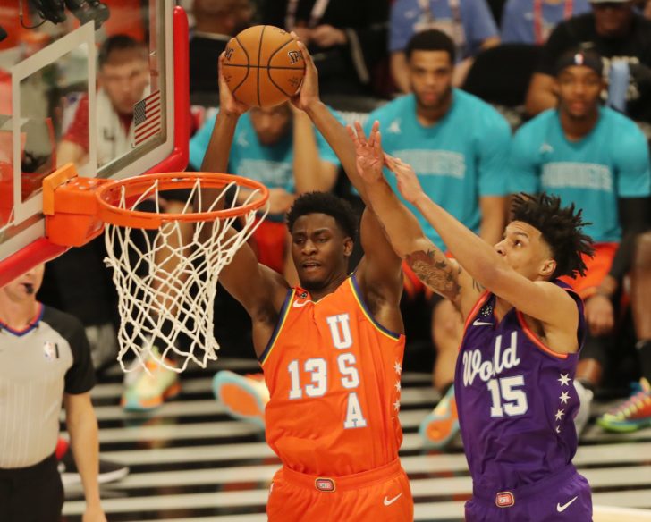 NBA: Rising Stars-World at U.S.