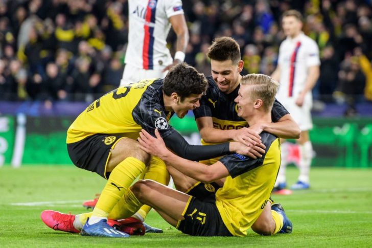 Borussia Dortmund v Paris Saint-Germain - UEFA Champions League Round of 16: First Leg