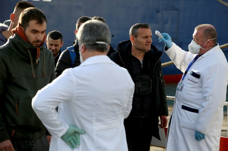 ALBANIA-ITALY-CHINA-HEALTH-VIRUS