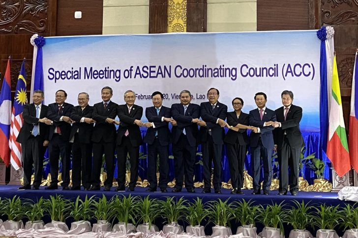 LAOS-CHINA-HEALTH-VIRUS-DIPLOMACY-ASEAN
