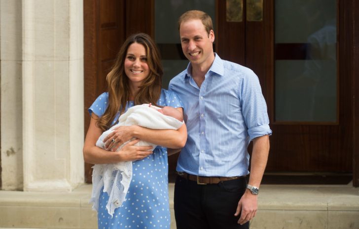 The Duke And Duchess Of Cambridge Leave The Lindo Wing With Their Newborn Son