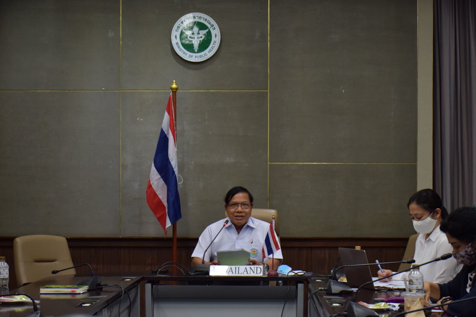 ‘สธ.’ ประชุมทางไกลรมว.สาธารณสุขอาเซียน-อาเซียนพลัส 3 ผู้แทนฮู ร่วมมือตอบโต้โควิด-19