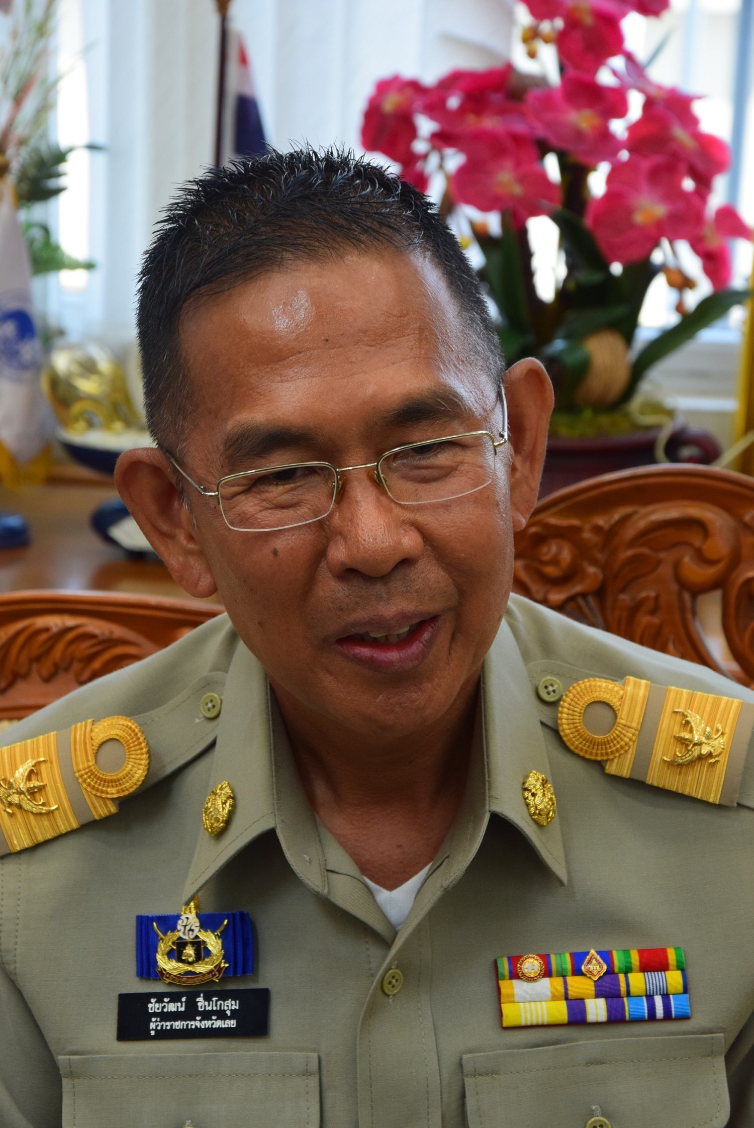 นายชัยวัฒน์ ชื่นโกสุม ผู้ว่าฯ เลย