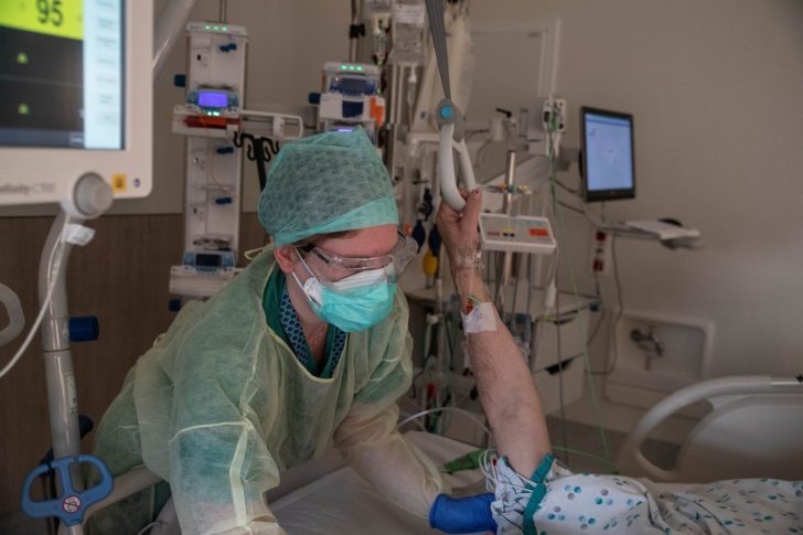 BELGIUM-HEALTH-VIRUS-HOSPITAL-NURSE
