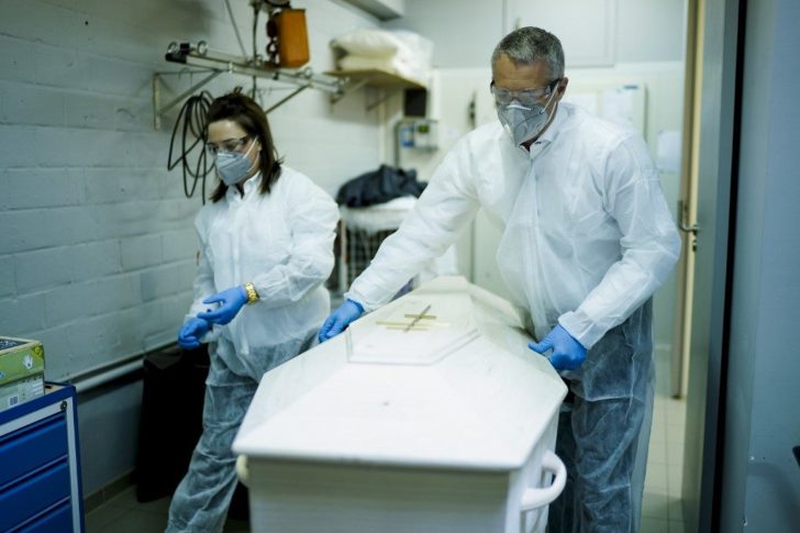 BELGIUM-HEALTH-VIRUS-FUNERAL
