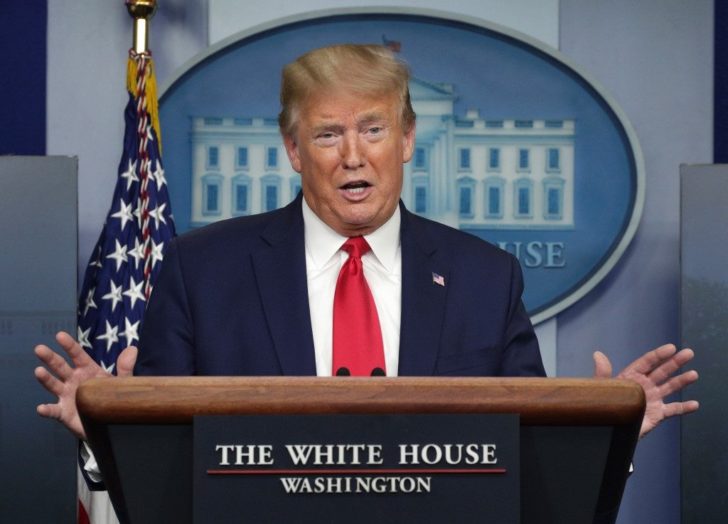 The White House Holds Daily Briefing On Coronavirus Pandemic