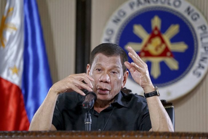Virus Outbreak Philippines Duterte